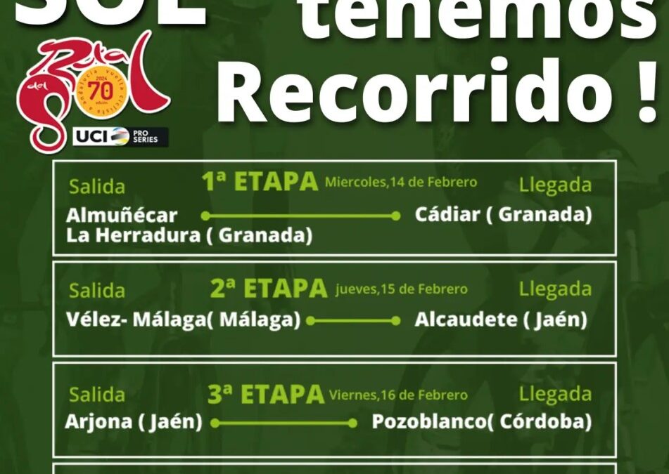 La ciudad, protagonista como final de etapa en la presentación de la 70ª edición de la Vuelta Ciclista a Andalucía