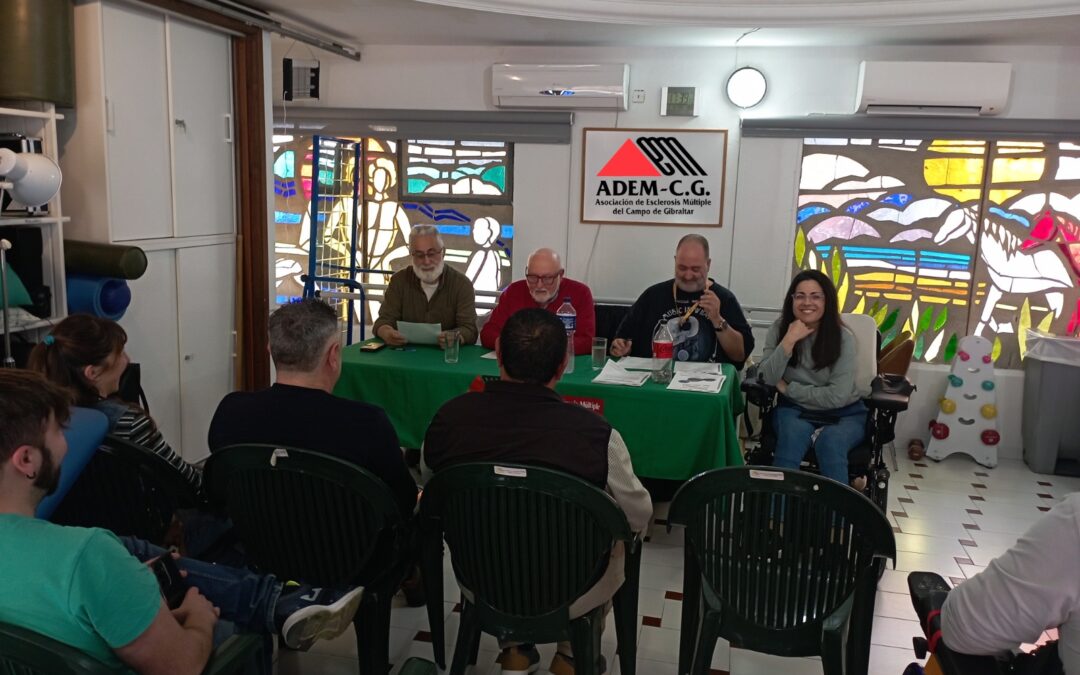 LA ASOCIACIÓN DE ESCLEROSIS MÚLTIPLE DEL CAMPO DE GIBRALTAR (ADEM-CG), CELEBRA SU ASAMBLEA GENERAL ORDINARIA.