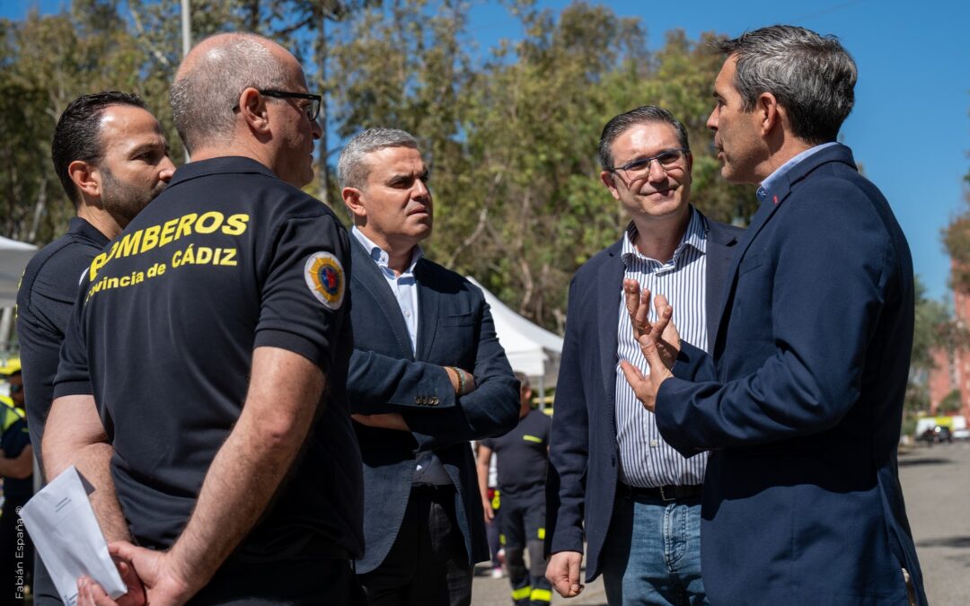 Clausurada la Semana de la Prevención de Incendios con la participación de cuatrocientos escolares, quince efectivos y siete vehículos del Consorcio de Bomberos