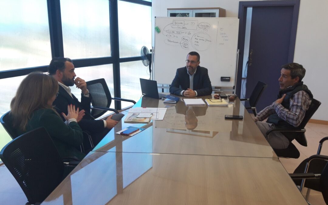 Cepsa informa al alcalde del proyecto y beneficios del proyecto del Valle Andaluz del Hidrógeno Verde