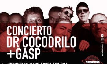 El Teatro Paseo de La Velada será escenario mañana de un nuevo concierto de Dr. Cocodrilo+Gasp