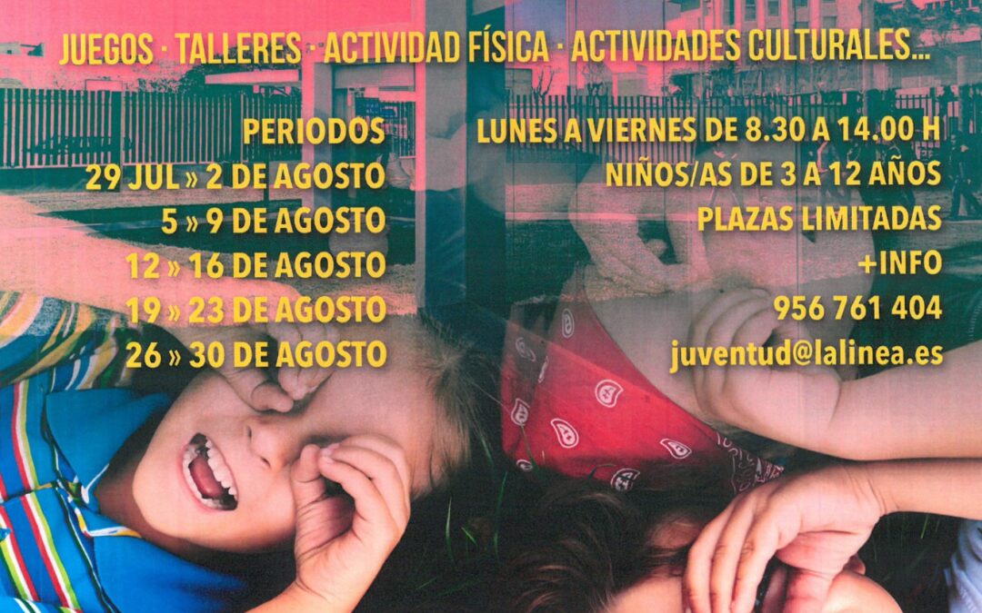 Juventud abre el plazo de solicitud para su Escuela de Verano dirigida a menores de 3 a 12 años