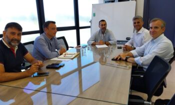 Primera toma de contacto entre el Ayuntamiento y el Grupo Empark, empresa que explotará los aparcamientos subterráneos del centro