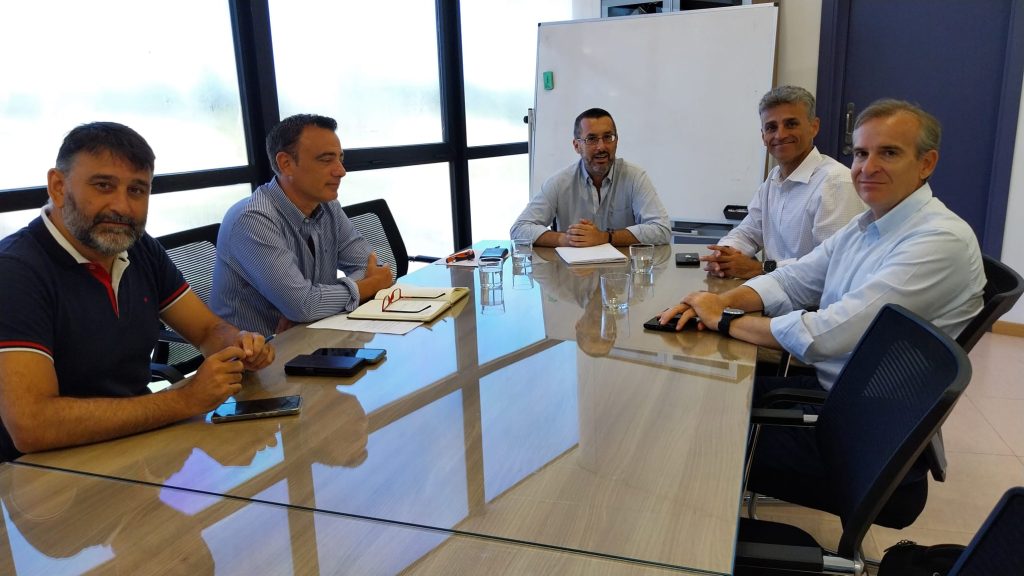 Primera toma de contacto entre el Ayuntamiento y el Grupo Empark, empresa que explotará los aparcamientos subterráneos del centro