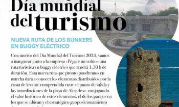 Mañana se presentará una “Ruta de los Búnkers en Buggys Eléctricos” con motivo del Día Mundial del Turismo