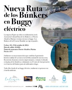 Turismo informa de la primera ruta en buggy surgida de la iniciativa privada para conocer los búnkeres de la II Guerra Mundial
