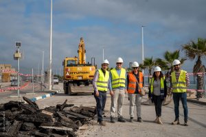 Hoy han comenzado las obras de mejora del saneamiento en el paseo de levante con una inversión de 2,2 millones de euros